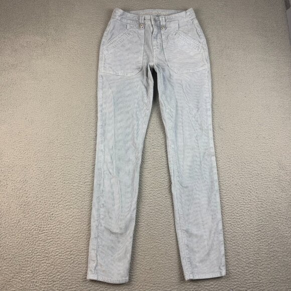 American Eagle Outfitters Pants - American Eagle Jean Womens 2 Long Blue Stretch Classic Skinny High Rise Corduroy